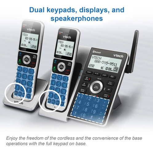 Teléfono Inalámbrico Vtech Dect 6.0 3h Bluetooth