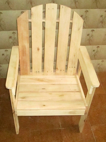Poltrona De Madeira Reciclada De Pallets