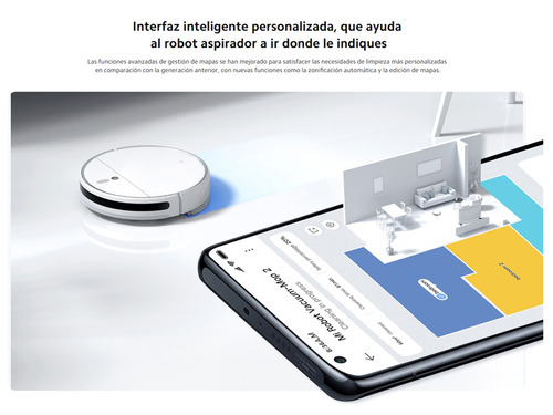 Aspiradora trapeadora robot Xiaomi Smart Duo Mi Robot Vacuum-Mop 2 blanca 100V/240V