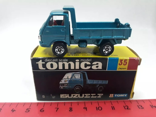  Tomica Japan N° 35 Camion Volcador Isuzu Elf  De 1975