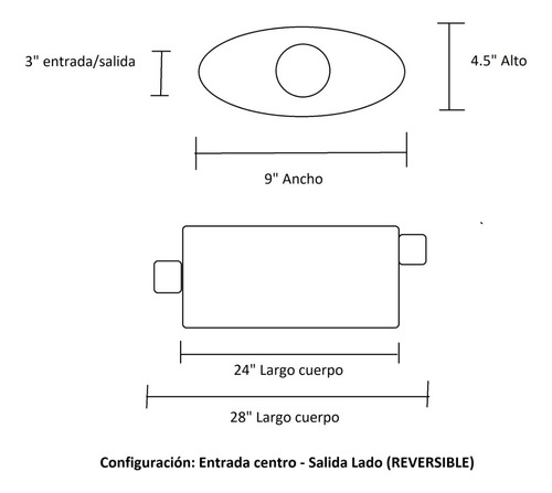 Mofle Deportivo Mangosta Sirrush Ovalado 9x4, Lado-c 24l- 3