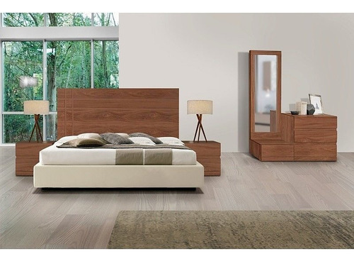 Recamara Valery Tabaco Këssa Muebles Color Marrón