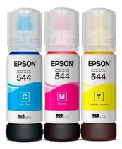 Comprar Botella Tinta Epson T544 544 Kit X 3un Serie L 100% Original