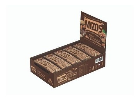 Imagen 4 de 4 de 18 Unidades Barrita Natural Mizos Maní Libre De Glutén Vegan