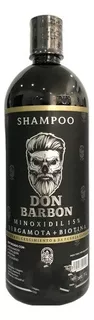 Don Barbon, Shampoo, Con Minoxidil, Bergamota Y Biotina 1 L