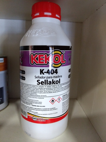 Kekol K-404 Sellador Para Maderas Al Solvente 1 Lts