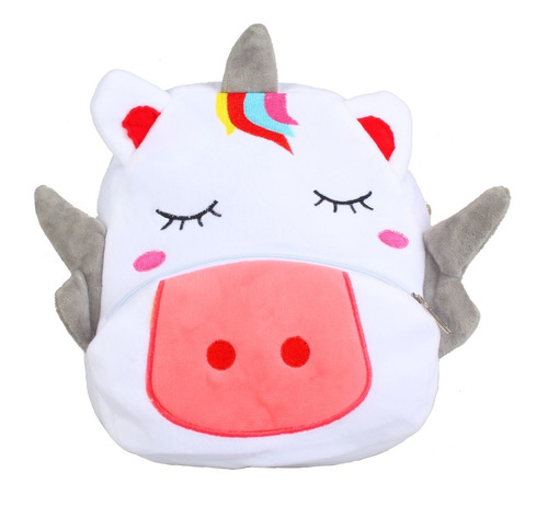 Mochila Ideal Jardin Divertidos Animalitos De Peluche 12 Pul