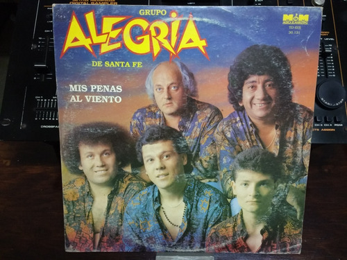 Grupo Alegria - Mis Penas Al Viento Vinilo