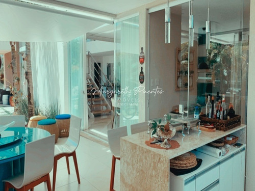 Imagem 13 de 30 de Mansão Completa Localizada Em Condomínio Clube R$3,5 Mi, Com 1.019m² De Área Total, 4 Suítes E Piscina Privativa, Camaçari - Bahia - Ca00276 - 70485050