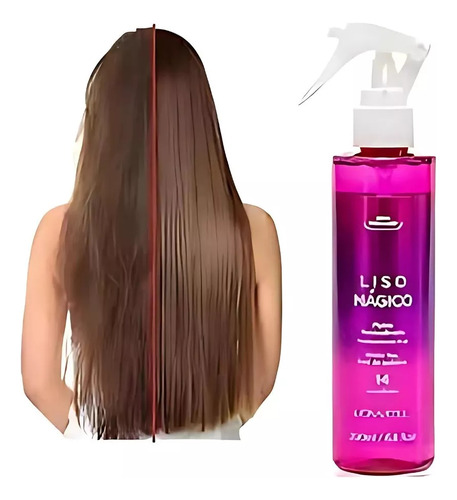 Kit Liso Mágico (shampoo + Condicionador + Fluído) Lowell