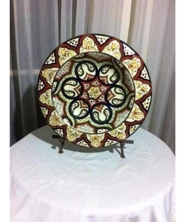 Arte Y Decoración Cerámica Al Horno: Platos Pintados A Mano