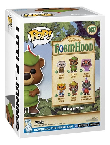 Funko Pop! Disney Robin Hood Little John #1437 Original