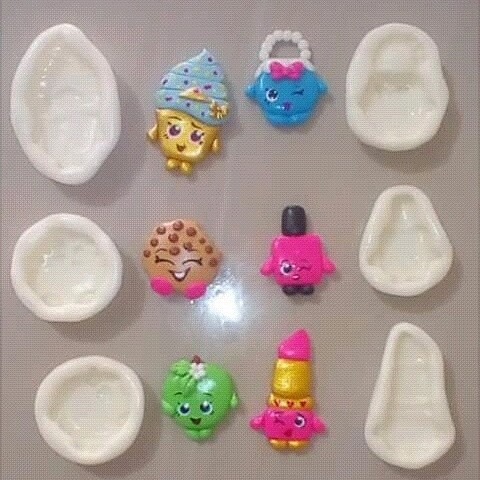 Moldes Silicon Shopkins