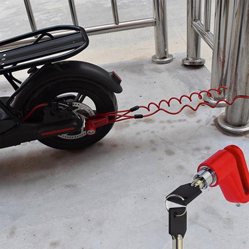 Candado Para Scooter, Freno Eléctrico, Resistente A La Lluvi