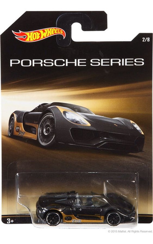 Hot Wheels Escala 1:64 Porsche 918 Spyder 2/8 Series Race