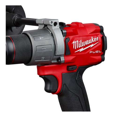 Imagen 2 de 3 de Taladro percutor atornillador inalámbrico de 13mm Milwaukee 2804-259A 18V + accesorios con estuche de plástico