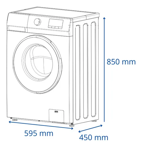 Lavarropas James Lr1006 G4 Blanco 6 Kg 15 Programas