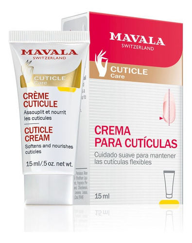 Crema Para Cuticulas Mavala Exfoliante Luminoso 15ml