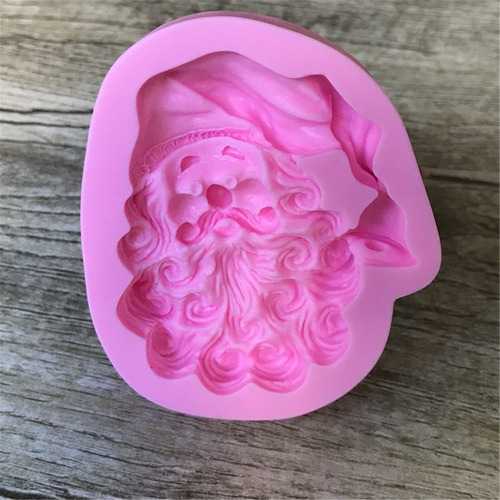 Q Molde De Silicona Con Forma De Papá Noel For Hornear