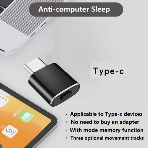 Mouse X1crystally-usb C Jiggler Indetectável Automático C Mo