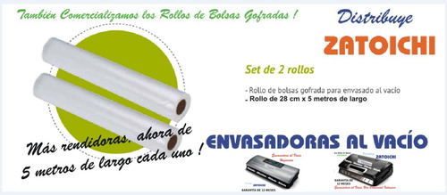 Imagen 4 de 9 de Pack De Repuesto 2 Rollos De Bolsas Gofradas Turbo Original