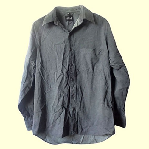 Camisa Casual Gris Manga Larga Vasanti