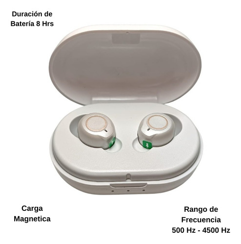 Audifono Amplificador De Sonido Reacondicionado Sordera Blanco (Usado)