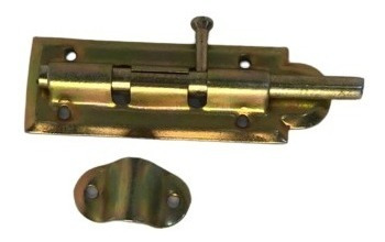 Imagen 2 de 3 de Pasador Culata 4´´ Dorado Con Oreja