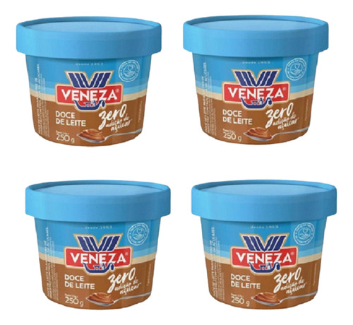 Doce De Leite Veneza Zero Adição De Açúcar 250g