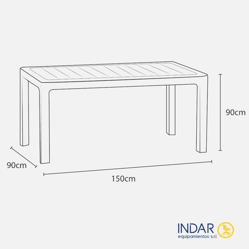 Combo De 6 Sillas Con Brazos+ Mesa Rectangular Tipo Rattan