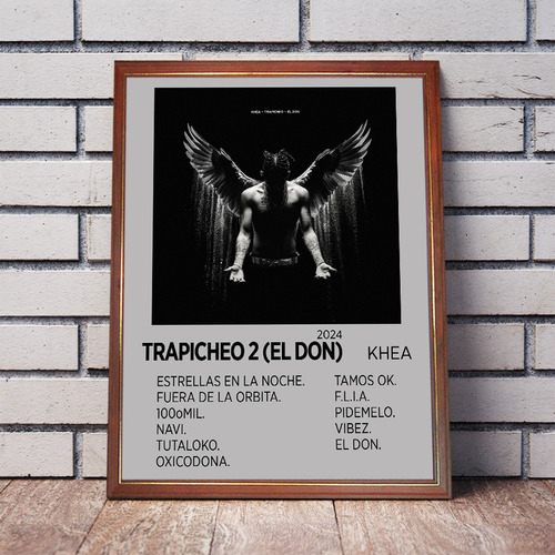 Khea Poster Album Trapicheo 2 (el Don) Cuadro Para Colgar