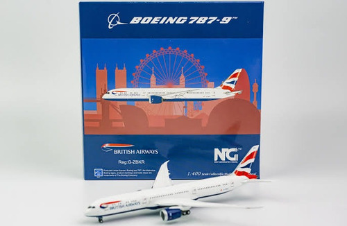Avion Boeing 787-9 De British Airways G-zbkr En Escala 1:400