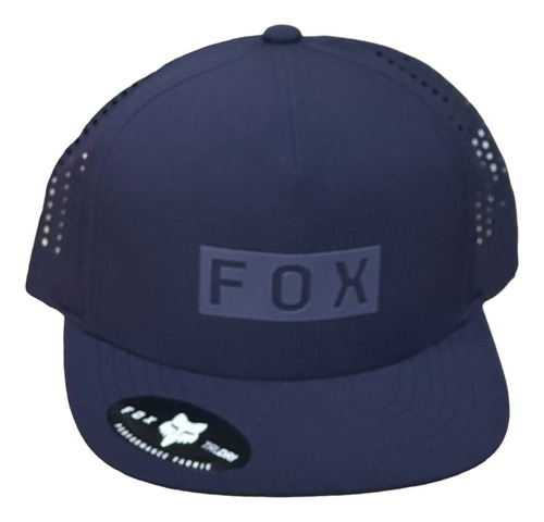 Gorra Fox Wordmark Tech Sb Hat Scar 100% Original Azul