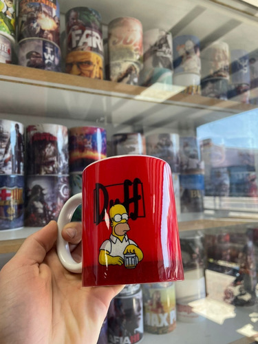 Imagen 4 de 4 de Taza Personalizada Diseño Duff Simpsons 142
