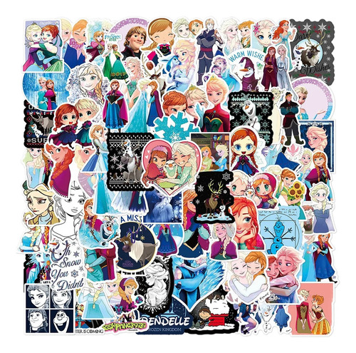 Pegatinas De Dibujos Animados De Frozen Para Ordenador Porta