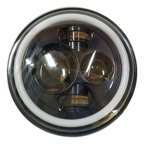 Faro Led Ojo De Angel Moto Optica 7 PuLG Alta Baja Adaptable