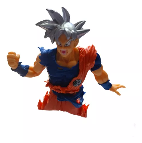 Boneco Dragon Ball Z Goku 20cm Cinza Ultra Instinct Prateado - DS - Bonecos  - Magazine Luiza