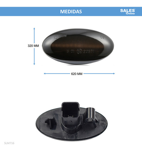 Par Cuartos Led Secuencial Ref Oem: 632574