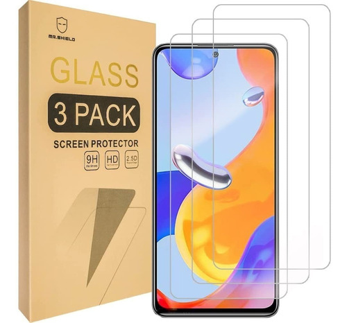 Protector De Pantalla 9h Xiaomi Redmi Note 11 Pro Pack 3