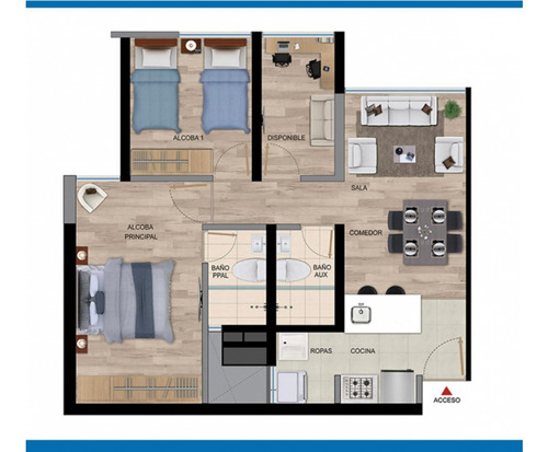 Venta Apartamento En El Vergel Zentral Fontibon