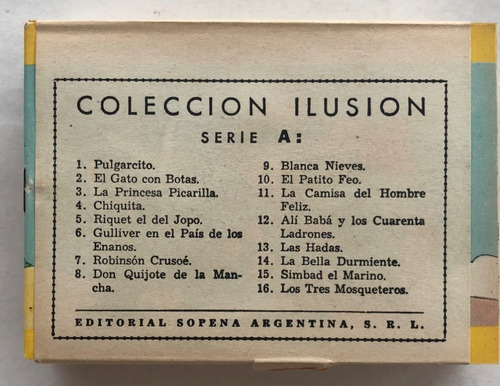 Coleccion Completa 1 Al 16  Iusion Serie A Ed Sopena 1945