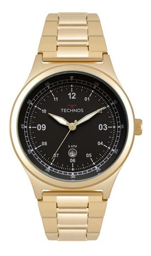 Relógio Technos Dourado Performancer Militar 2115mqy/4p