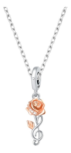 Charm Clave Sol Música Amor Corazón Compatible Swarovski Ele