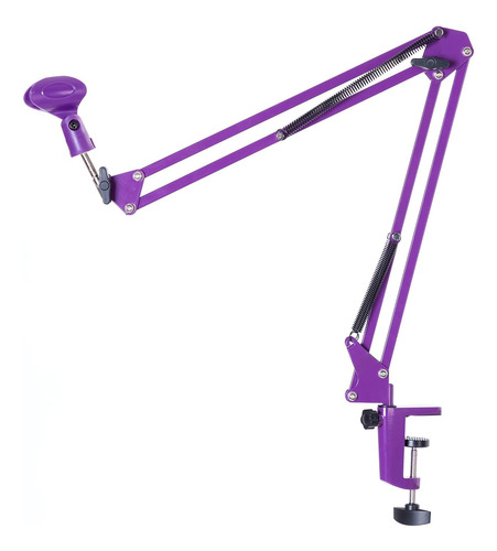 Soporte De Micrófono De Metal Computadora Brazo De Plu...
