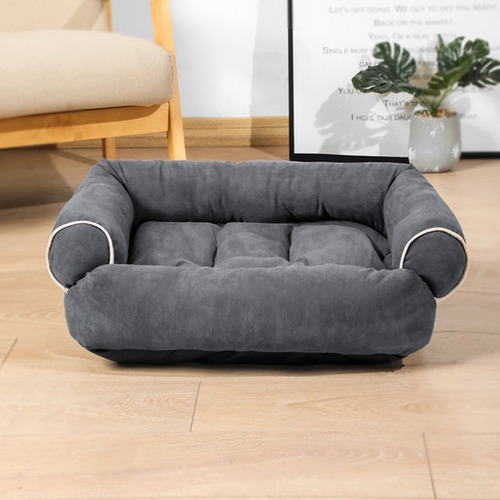 Sofá Para Perros Sofá Cama Para Mascotas Gris Oscuro S