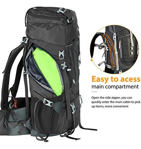 Mochila Ubon De Senderismo Con Estructura Interna