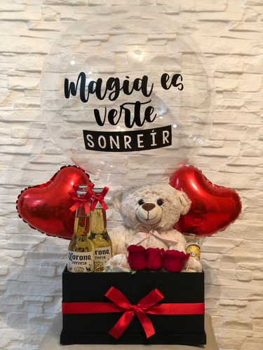 Regalo Grande Personalizado (rosas, Golosinas, Globos, Etc)