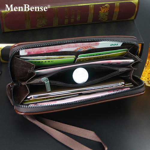 Cartera De Negocios, Bolso De Mano For Hombre, Cremallera,