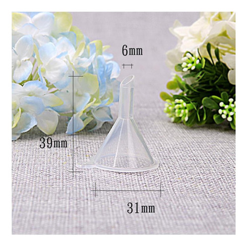 A 100pcs Small Mini Funnel For Sample Bottle Injection