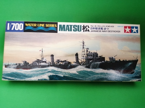 Destructor Japones Matsu Tamiya Model Kit 1/700 Empmqt